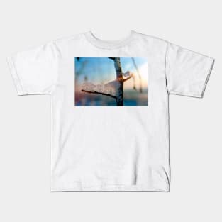 The Sun Prepares to Set on a Winter's Day Kids T-Shirt